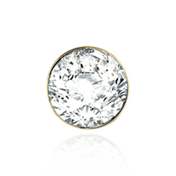 Round High Bezels With Bearing in 18K Gold (2.00 mm - 9.00 mm)