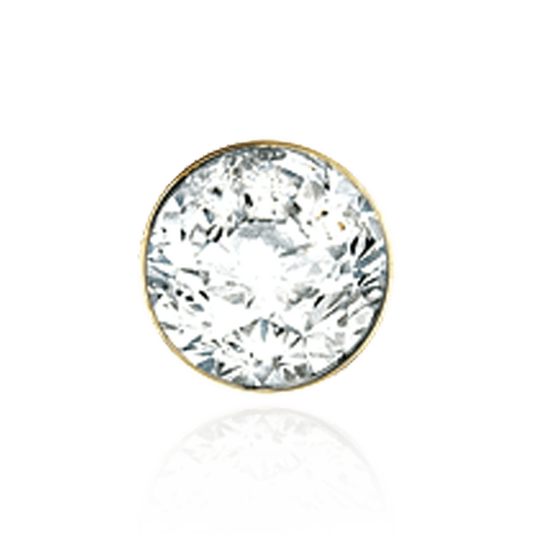 Round High Bezels With Bearing in 18K Gold (2.00 mm - 9.00 mm)