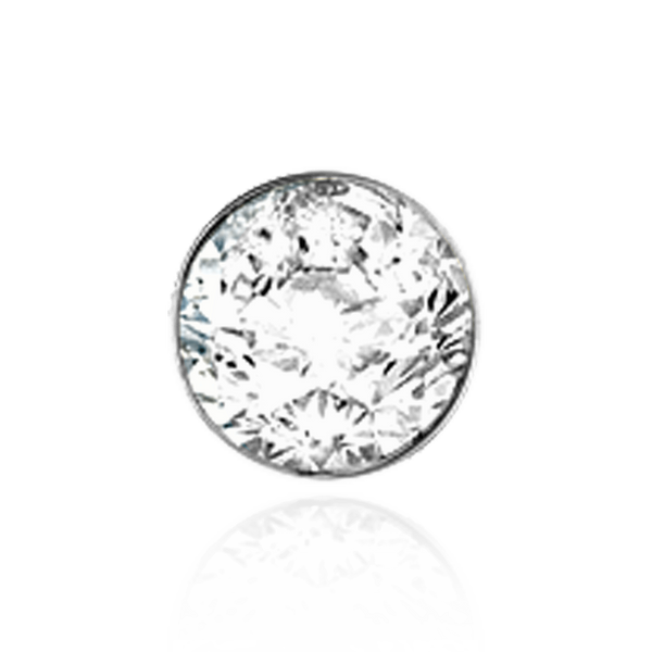 Round High Bezels With Bearing in Platinum (2.00 mm - 9.00 mm)