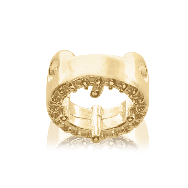 Round Four Prong Halo Slider in 14K Gold (3.40 mm - 6.50 mm)