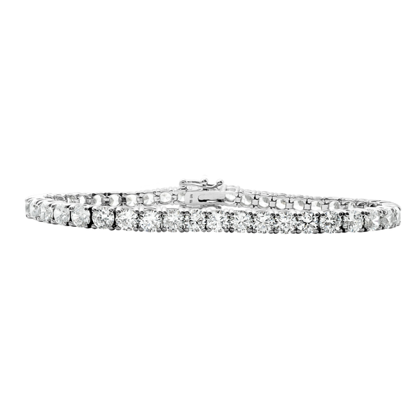 Tennis Bracelet with CZ in Sterling Silver