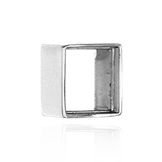 Square Bezels With Bearing in Sterling Silver (2.00 mm - 6.50 mm)