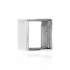 Square Bezels With Bearing in Sterling Silver (2.00 mm - 6.50 mm)