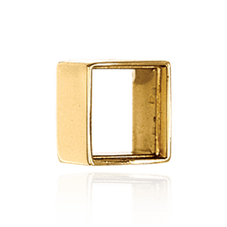 Square Bezels With Bearing in 14K Gold (2.00 mm - 7.00 mm)