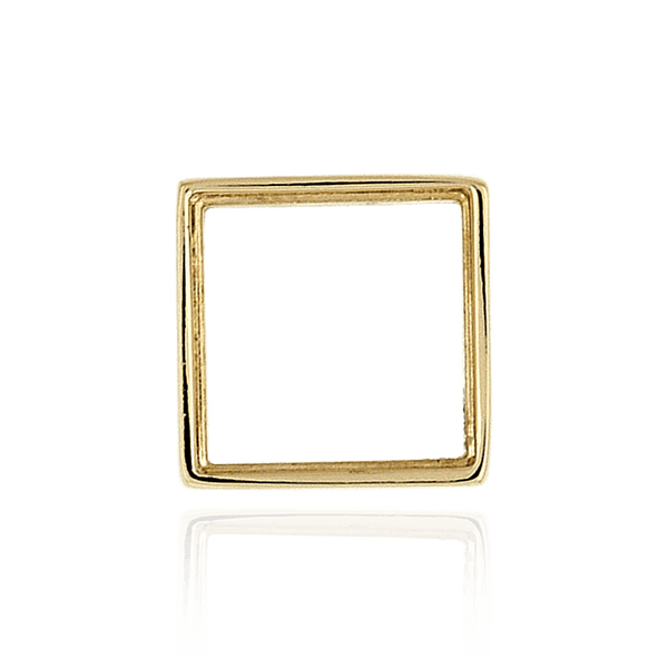 Square Bezels With Bearing in 14K Gold (2.00 mm - 7.00 mm)