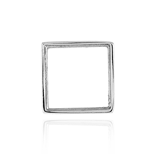 Square Bezels With Bearing in Sterling Silver (2.00 mm - 6.50 mm)