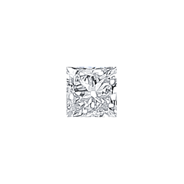 Square Natural Diamond - April Birthstones