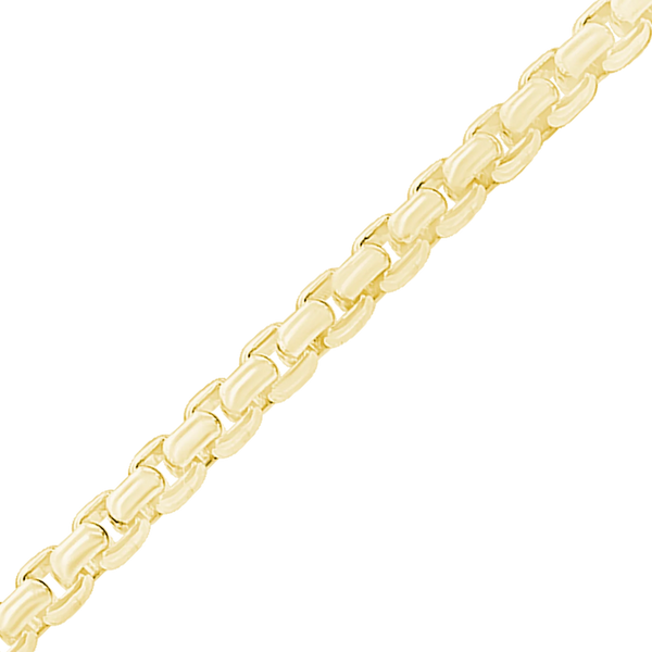 Bulk / Spooled Round Box Chain in 14K Yellow Gold (1.20 mm - 2.00 mm)