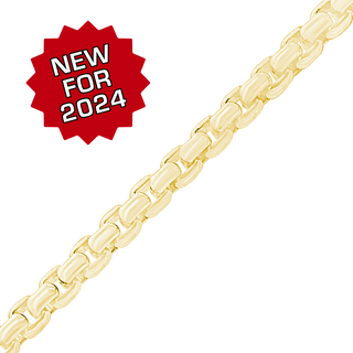 Bulk / Spooled Round Box Chain in 14K Yellow Gold (1.20 mm - 2.00 mm)