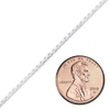Bulk / Spooled Round Box Chain in Sterling Silver (1.60 mm - 5.00 mm)