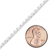 Bulk / Spooled Round Box Chain in Sterling Silver (1.60 mm - 5.00 mm)