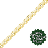 Bulk / Spooled Semi-Solid Round Box Chain in 14K Yellow Gold (2.00 mm - 3.30 mm)