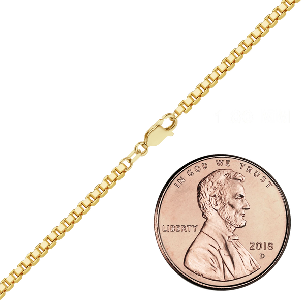 Finished Venetian Box Bracelet in 14K Gold-Filled (1.00 mm - 3.50 mm)