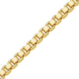 Bulk / Spooled Venetian Box Chain in 14K Gold-Filled (1.00 mm - 3.50 mm)