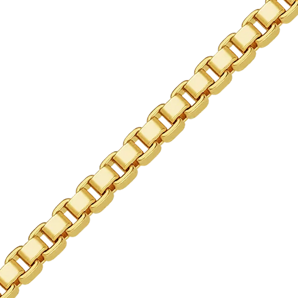 Bulk / Spooled Venetian Box Chain in 14K Gold-Filled (1.00 mm - 3.50 mm)