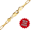 Finished Inka Box Anklet in 14K Gold-Filled (1.30 mm - 2.10 mm)