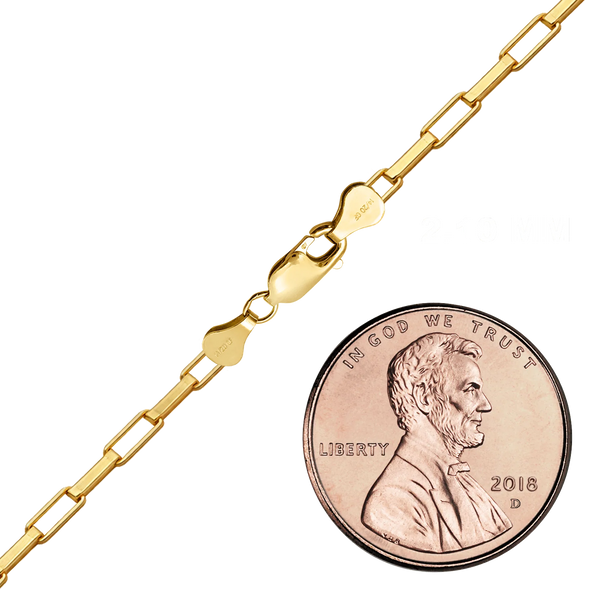 Finished Inka Box Anklet in 14K Gold-Filled (1.30 mm - 2.10 mm)