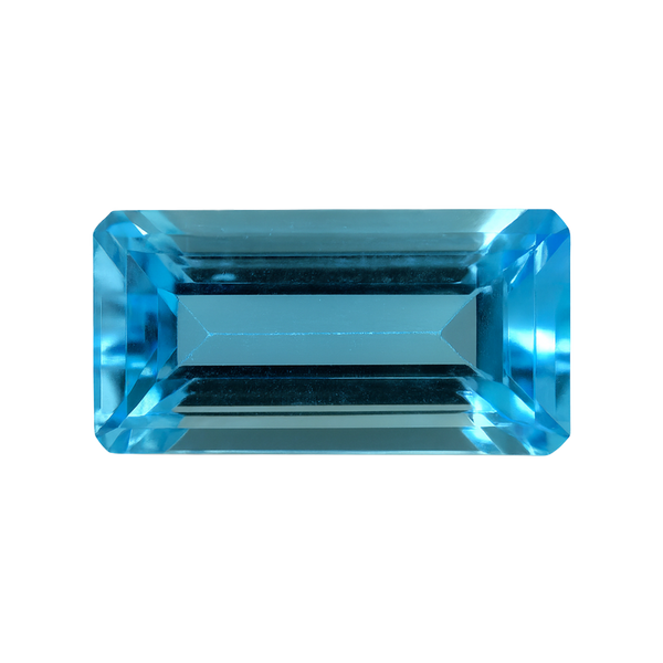 Baguette Blue Topaz - December Birthstones
