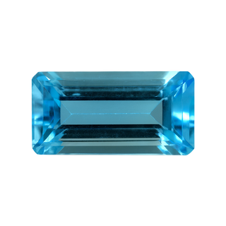 Baguette Blue Topaz - December Birthstones