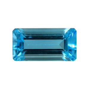 Baguette Blue Topaz - December Birthstones