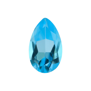 Pear Shape Blue Topaz - December Birthstones