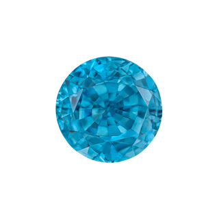 Round Blue Topaz - December Birthstones