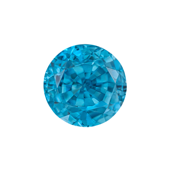 Round Blue Topaz - December Birthstones