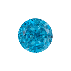 Round Blue Topaz - December Birthstones