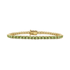 Tennis Bracelet with Peridot Stones (August Birthstones) in 14K Gold (2.5 mm - 4.0 mm)