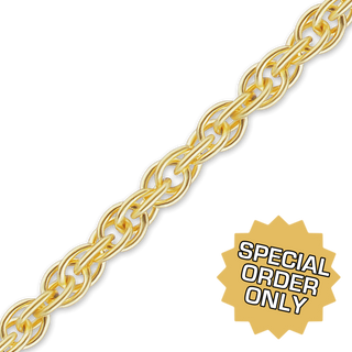 Special Order Only: Bulk / Spooled Classic Machine Rope Chain in 14K and 18K Gold