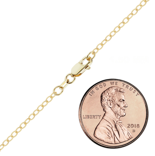 Finished Light Round Cable Necklace in 14K Gold-Filled (1.50 mm - 8.00 mm)