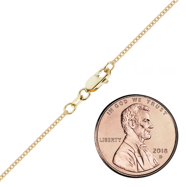 Finished Heavy Round Cable Bracelet in 14K Gold-Filled (1.00 mm - 6.50 mm)