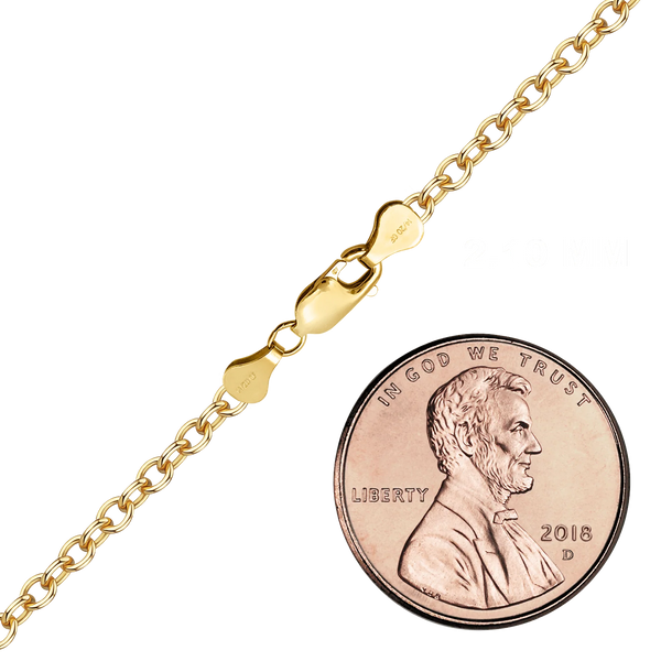 Finished Heavy Round Cable Bracelet in 14K Gold-Filled (1.00 mm - 6.50 mm)