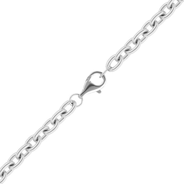 Finished Round Cable Chain in Platinum (1.00 mm - 2.30 mm)