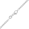Finished Round Cable Anklet in Platinum (1.00 mm - 2.30 mm)