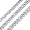 Bulk / Spooled Round Curb Chain in Sterling Silver (4.30 mm - 6.10 mm)