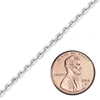 Bulk / Spooled Diamond Cut Cable Chain in Sterling Silver (0.90 mm - 8.00 mm)