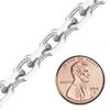 Bulk / Spooled Diamond Cut Cable Chain in Sterling Silver (0.90 mm - 8.00 mm)