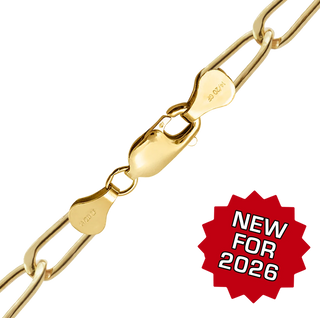 Finished Elongated Curb Bracelet in 14K Gold-Filled (2.50 mm - 5.30 mm)