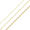 Bulk / Spooled Elongated Flat Cable Chain in 14K Yellow Gold (0.80 mm - 1.20 mm)