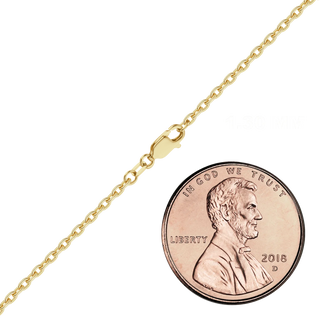 Finished Elongated Cable Bracelet in 14K Gold-Filled (1.30 mm - 4.60 mm)