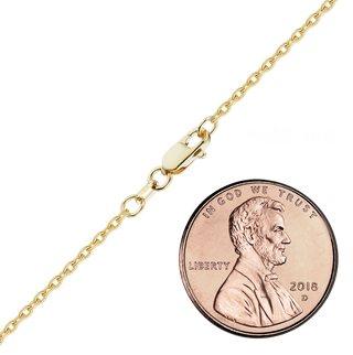 Finished Elongated Cable Necklace in 14K Gold-Filled (1.30 mm - 4.60 mm)