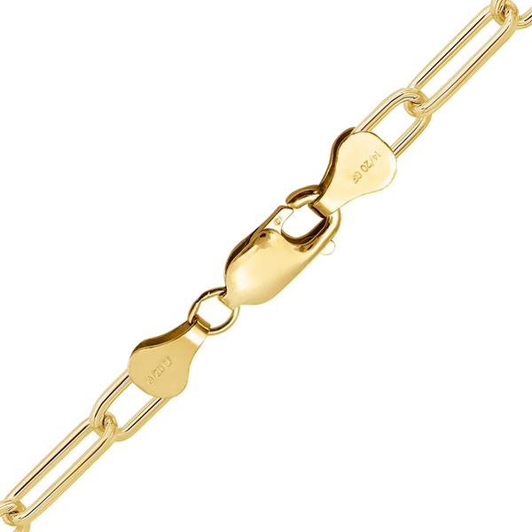 Finished Elongated Cable Anklet in 14K Gold-Filled (1.30 mm - 4.60 mm)