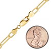 Finished Elongated Cable Necklace in 14K Gold-Filled (1.30 mm - 4.60 mm)