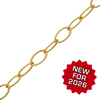 Bulk / Spooled Elongated Oval Curb Chain in 14K Gold-Filled (5.70 mm)