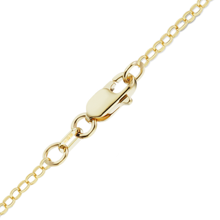 Finished Flat Cable Necklace in 14K Gold-Filled (1.30 mm)