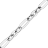 Bulk / Spooled Diamond Cut Cable Figaro Chain in 14K White Gold (1.60 mm)