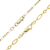Finished Diamond Cut Cable Figaro Anklet in 14K Yellow Gold (1.60 mm - 2.50 mm)