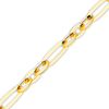 Bulk / Spooled Diamond Cut Cable Figaro Chain in 14K Yellow Gold (1.60 mm - 2.50 mm)