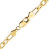 Finished Round Figaro Cable Bracelet in 14K Gold-Filled (1.60 mm - 4.00 mm)